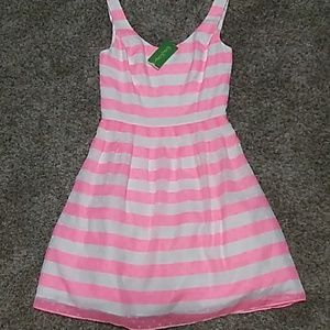 Lilly Pulitzer hot pink and white dress NWT